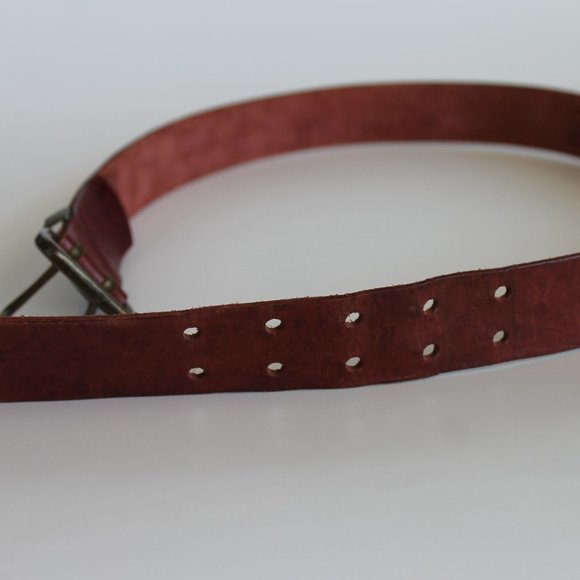 SOLD / 80s Vintage ESPRIT Leather Belt *Made in Holland* L ~ 36" - Picture 7 of 7
